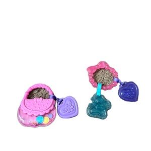 Fisher Price 2010 Pink Purse Rattle Purple Heart Mirror Baby Toddler Toy